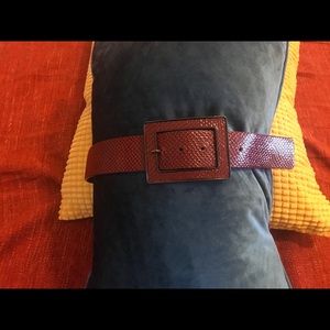 Maroon belt